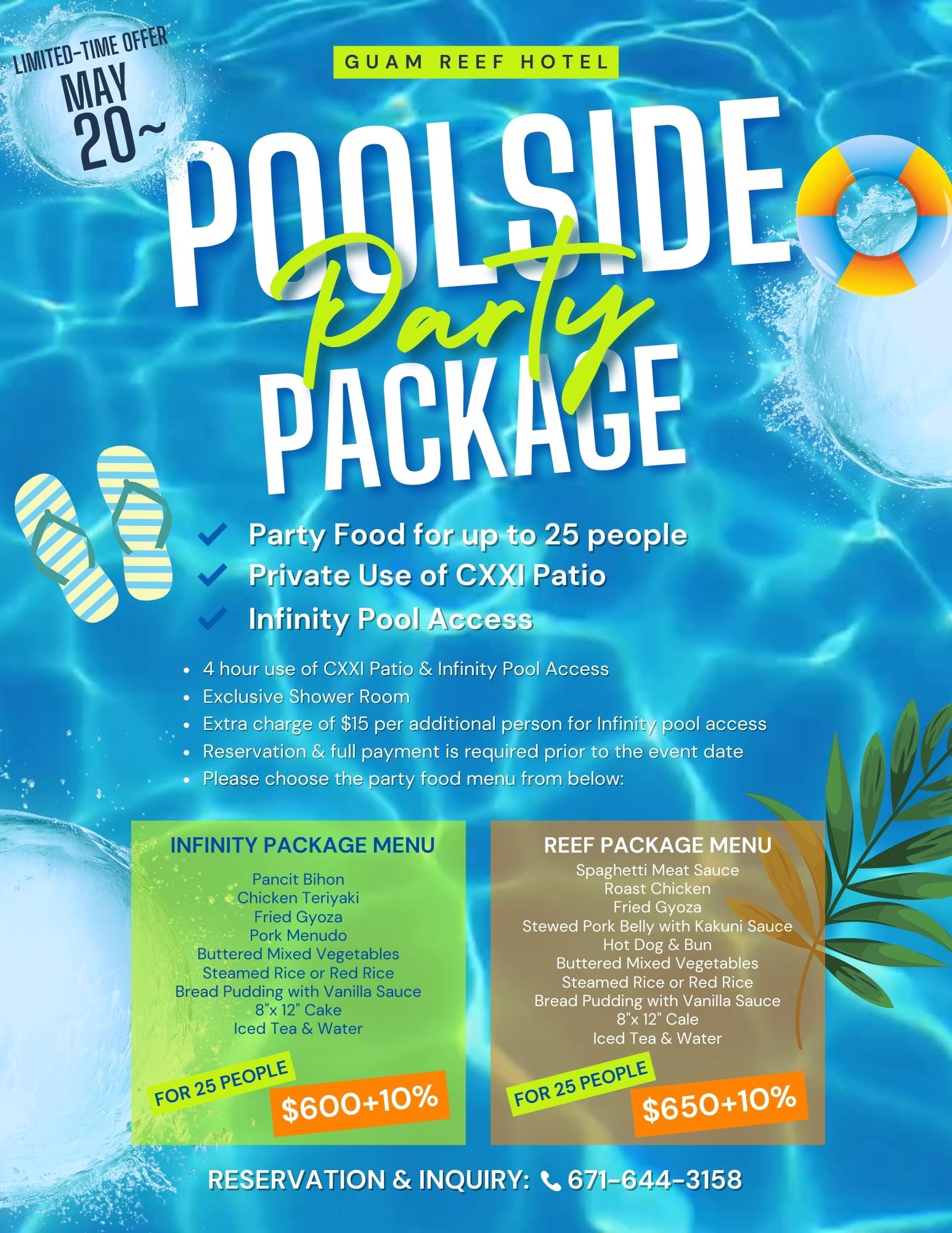 Book Your Own Pool Party With Us!!! [Limited-Time Offer Beginning on May 20, 2023]